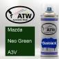 Preview: Mazda, Neo Green, A3V: 400ml Sprühdose, von ATW Autoteile West.